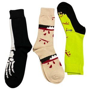 TeeHee Novelty Cotton Fun Crew Women and Men's Multi Pair Socks